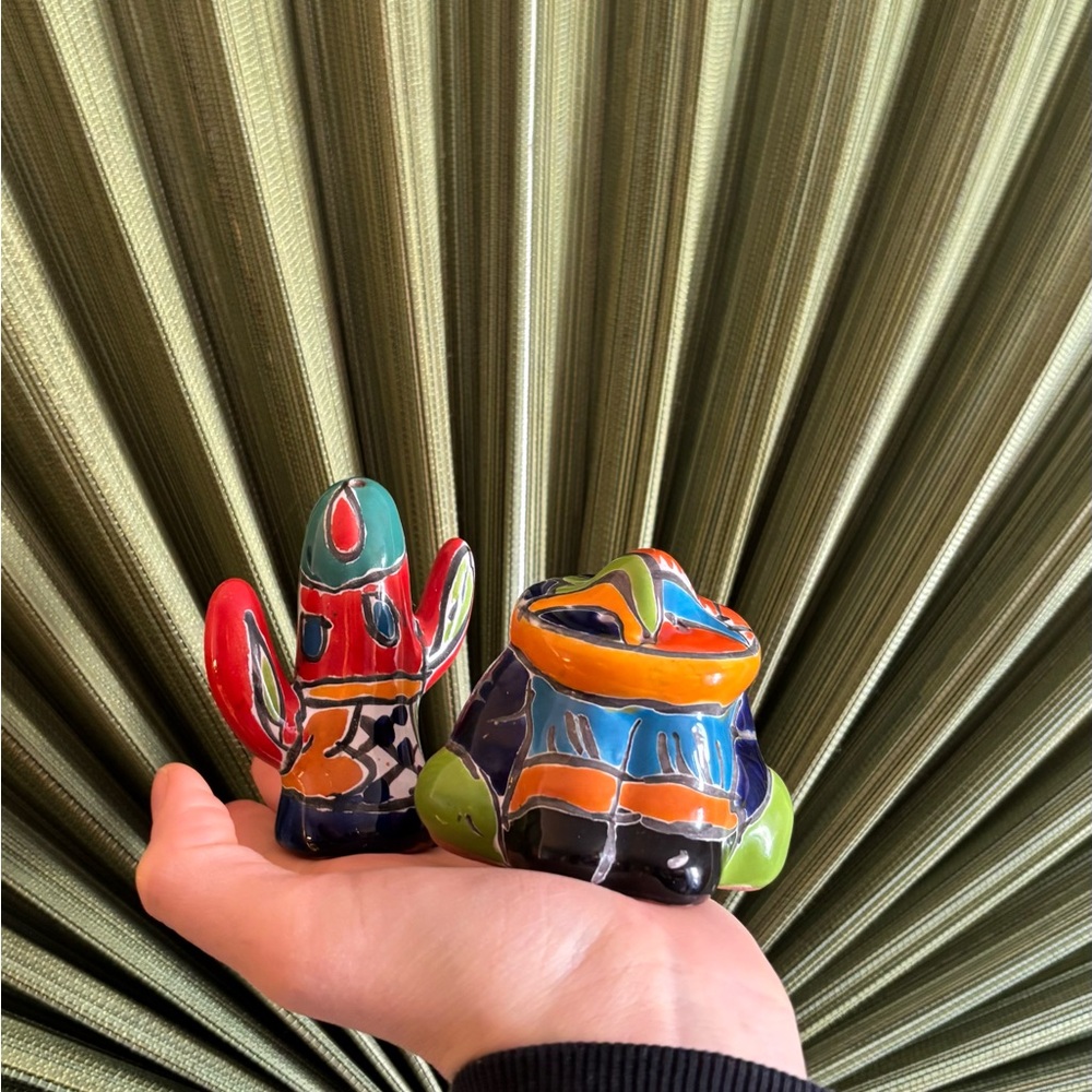 Mexican Talavera Salt & Pepper Shakers